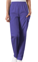 Grape - Cherokee Workwear Originals Natural Rise Pull On Cargo Pant