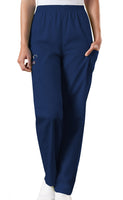 Navy - Cherokee Workwear Originals Natural Rise Pull On Cargo Pant