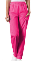 Shocking Pink - Cherokee Workwear Originals Natural Rise Pull On Cargo Pant