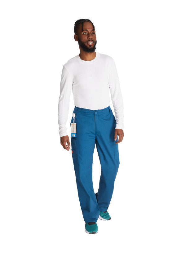 Caribbean Blue - Dickies EDS Signature Men's Natural Rise Zip Fly Pull On Pant