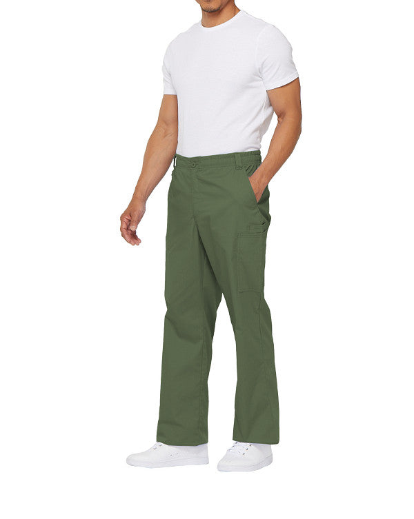 Olive - Dickies EDS Signature Men's Natural Rise Zip Fly Pull On Pant