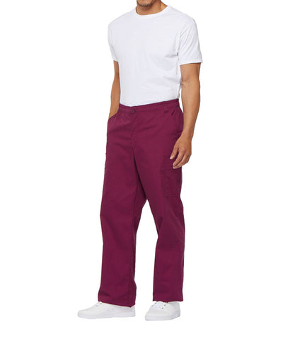 Wine - Dickies EDS Signature Men's Natural Rise Zip Fly Pull On Pant