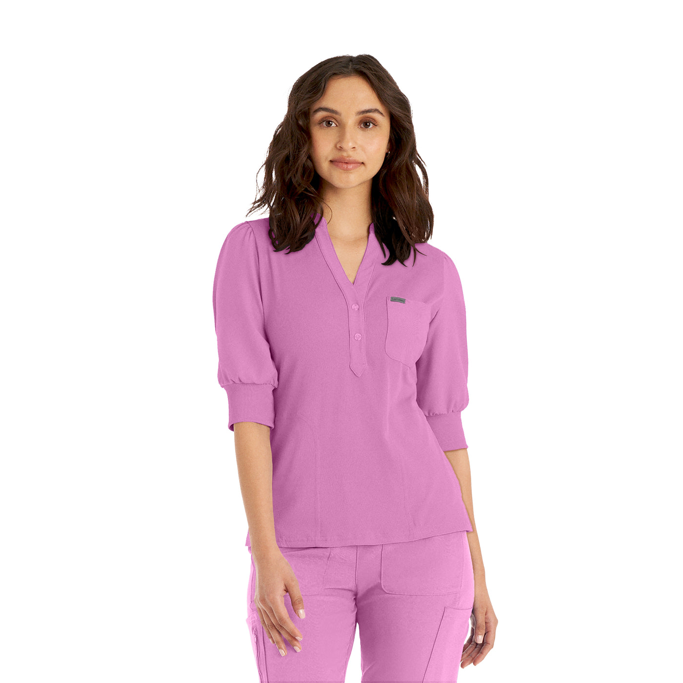 Y-Neck Scrub Top