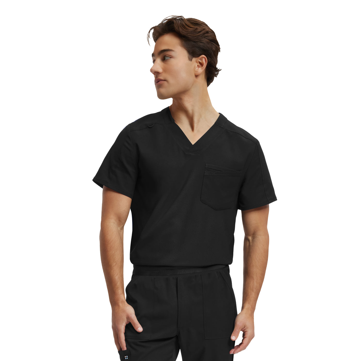 Men's 2-Pocket V-Neck Scrub Top