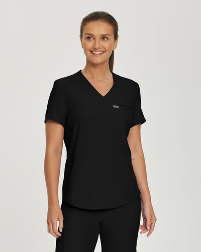 2-Pocket V-Neck Scrub Top