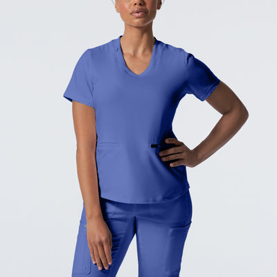 3-Pocket V-Neck Scrub Top