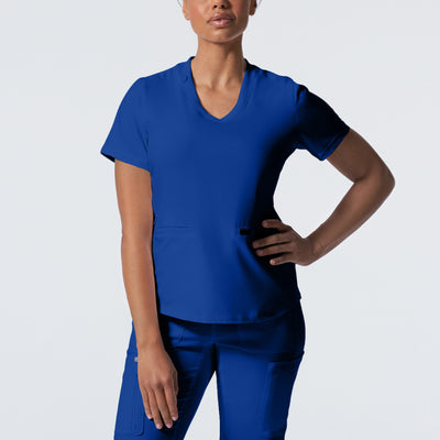 3-Pocket V-Neck Scrub Top