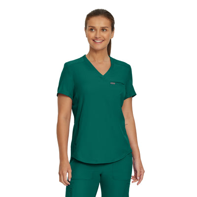 2-Pocket V-Neck Scrub Top