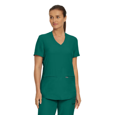 3-Pocket V-Neck Scrub Top