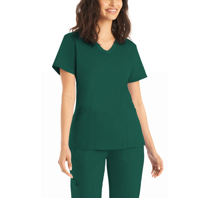 3-Pocket V-Neck Scrub Top