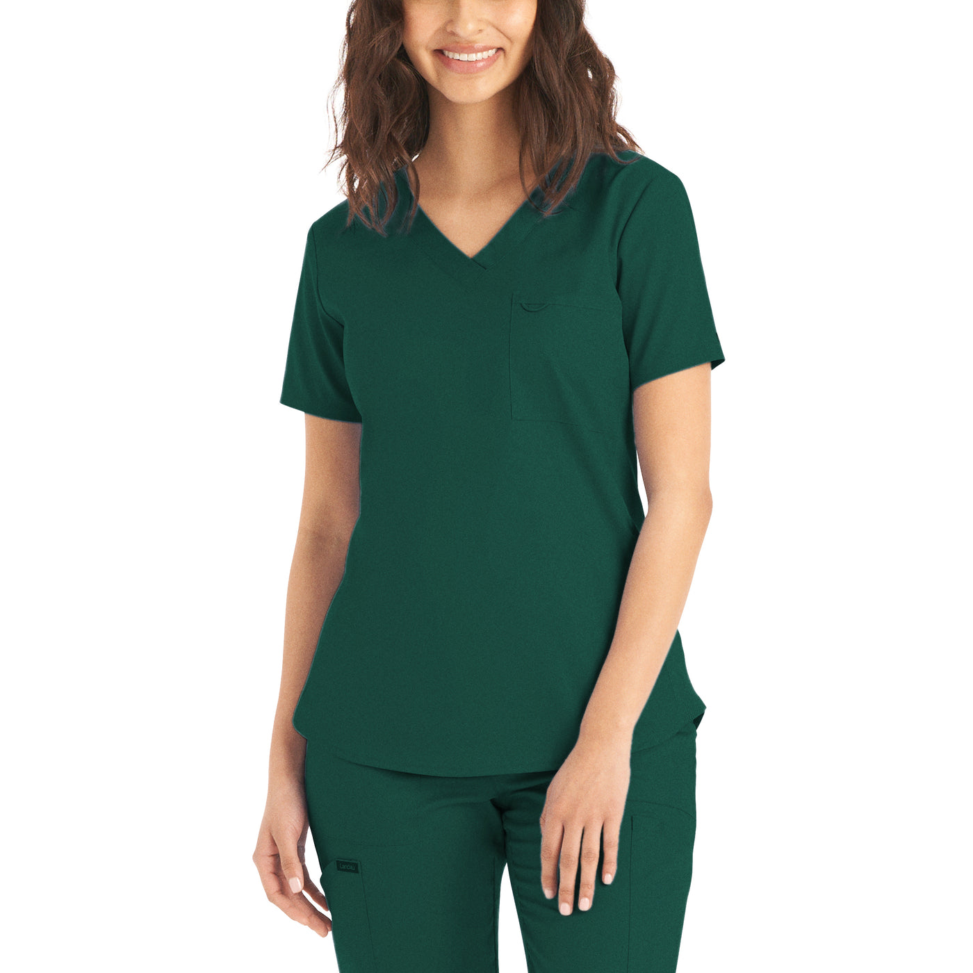 2-Pocket V-Neck Scrub Top