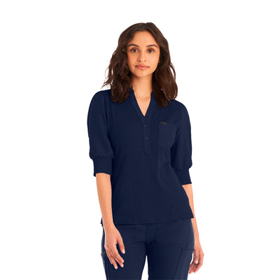 Y-Neck Scrub Top