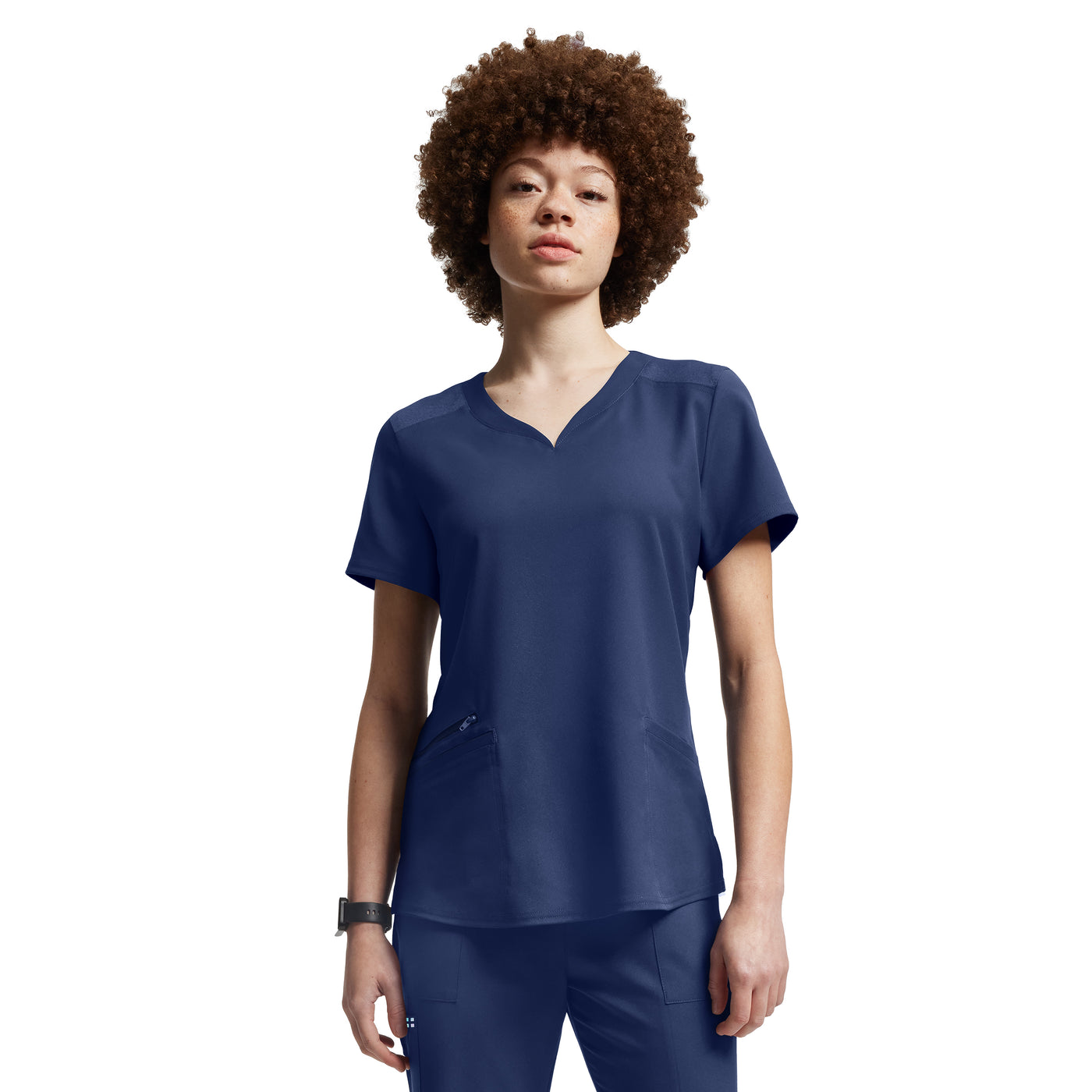 3-Pocket V-Neck Scrub Top