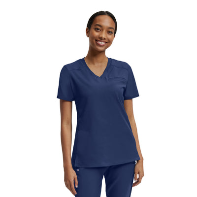 2-Pocket V-Neck Scrub Top