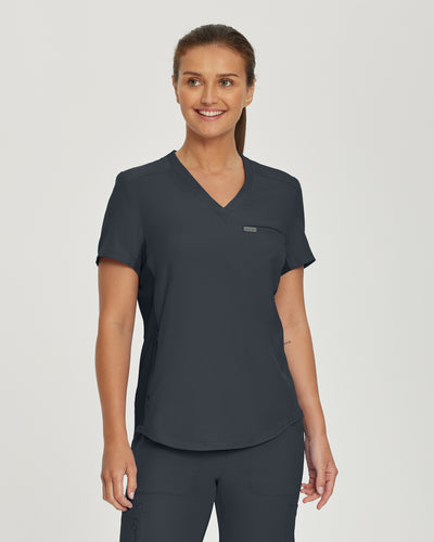 2-Pocket V-Neck Scrub Top