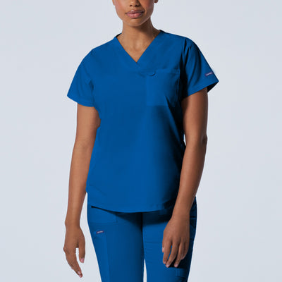 2-Pocket V-Neck Scrub Top