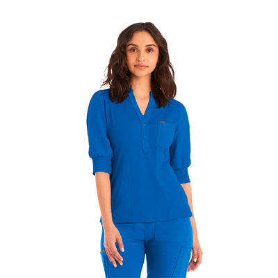 Y-Neck Scrub Top