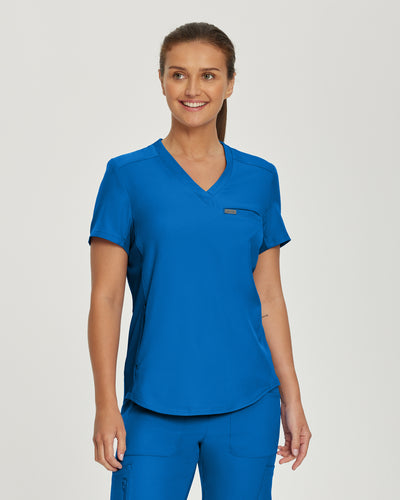 2-Pocket V-Neck Scrub Top