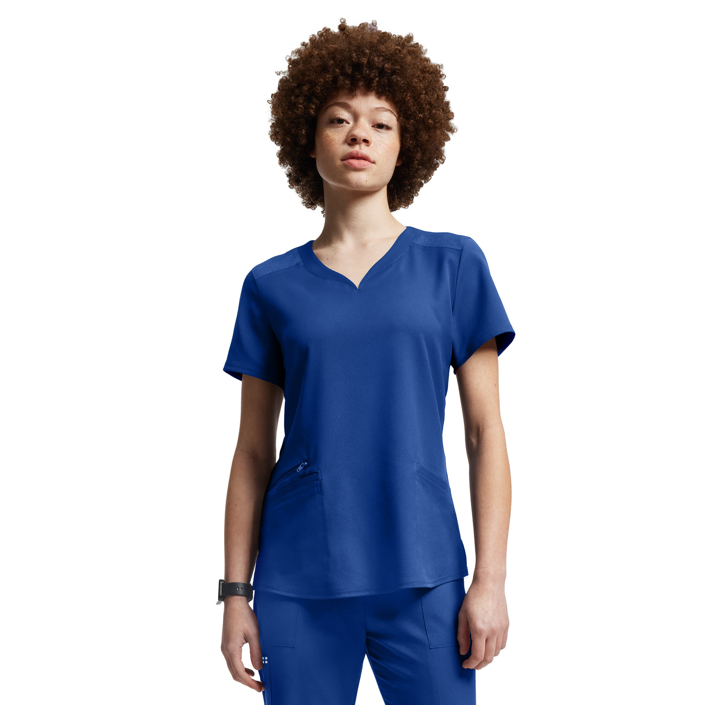 3-Pocket V-Neck Scrub Top