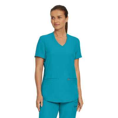 3-Pocket V-Neck Scrub Top