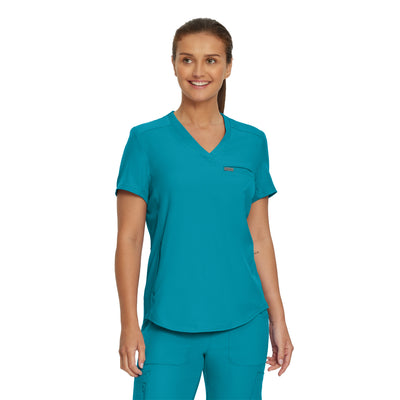 2-Pocket V-Neck Scrub Top